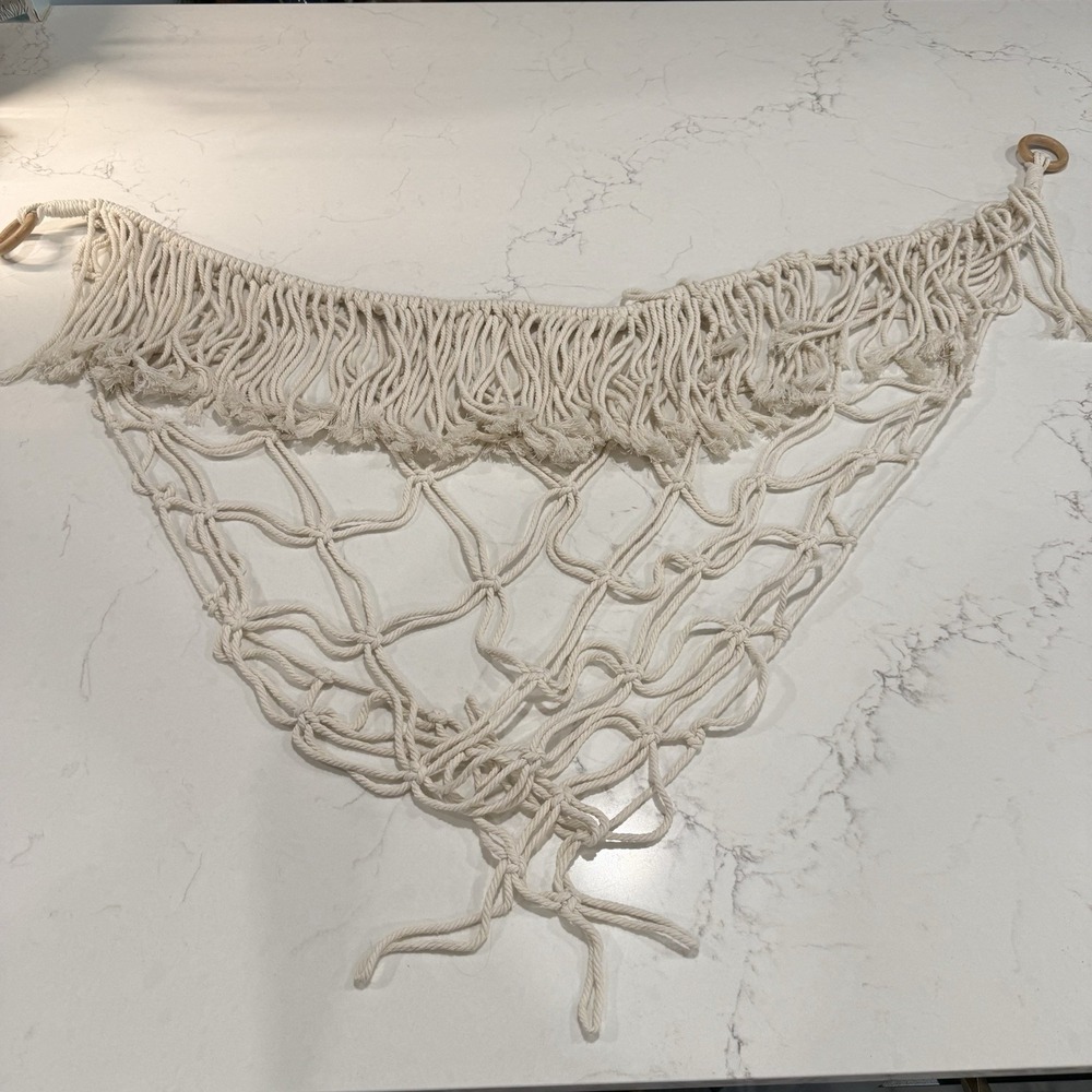 Macabre Stuffed Animal Holder Hammock Corner Of Room Cute‎ Earthy Trendy Toy Box